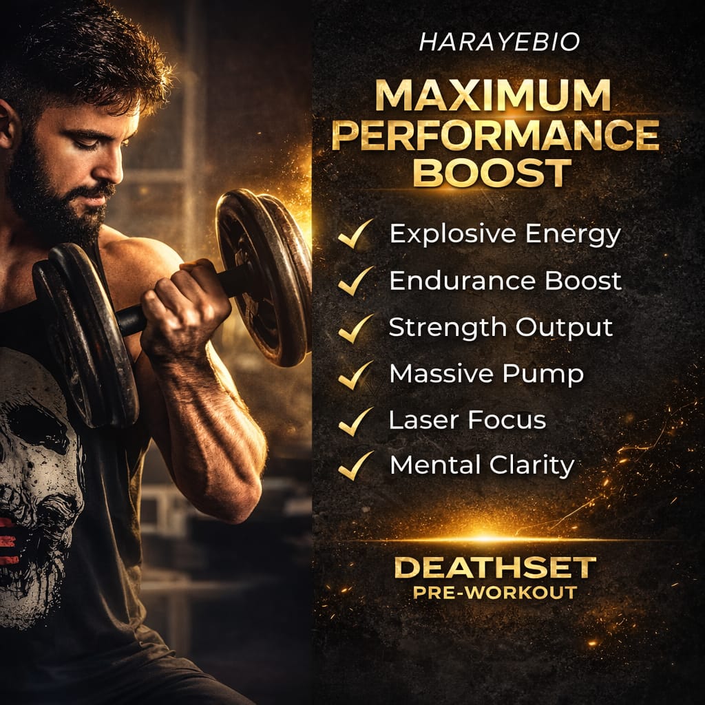 Deathset Preworkout |For Pump, Focus, Energy, Strength & Endurance | 30 Servings Pre Workout (200 g, ORANGE)